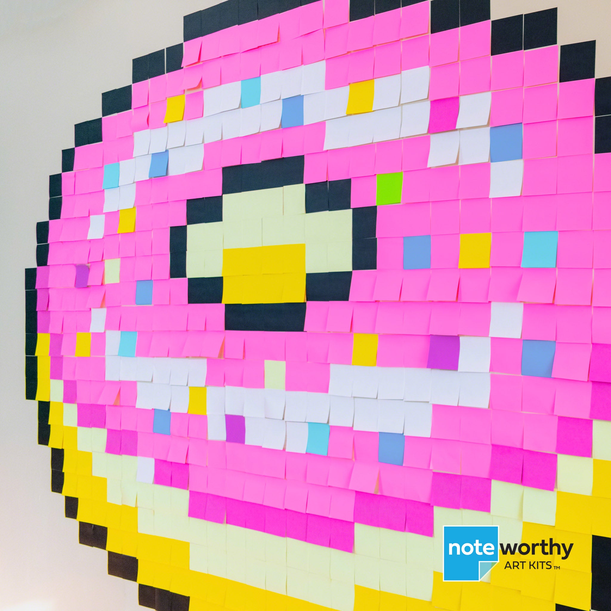 Tips for creating Post-it® Super Sticky Note pixel art